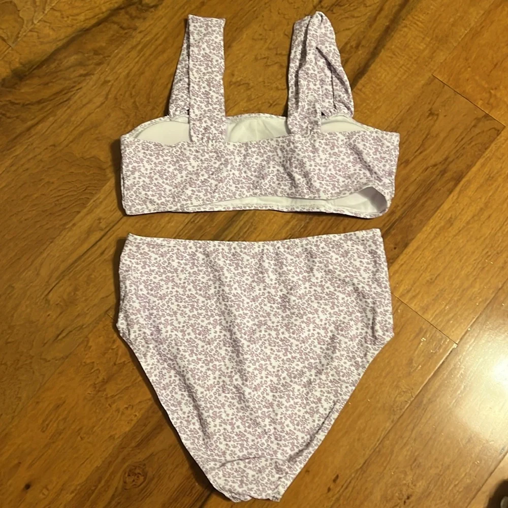 Ditsy Floral Print High Waisted Bikini - Picture 7 of 12